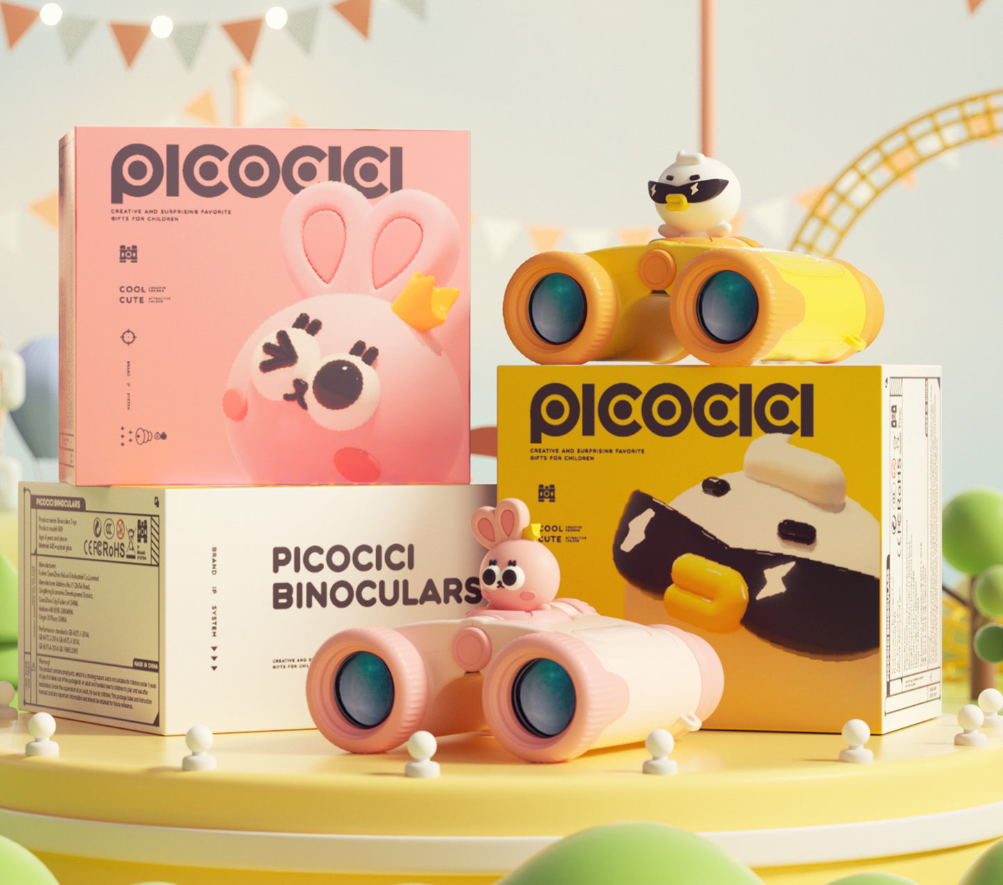 PICOCICI K49 Children's Binocular Toys