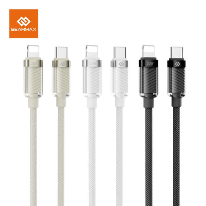 GEARMAX Jell 30W Fast Charging Cable, Type-C to Lightning